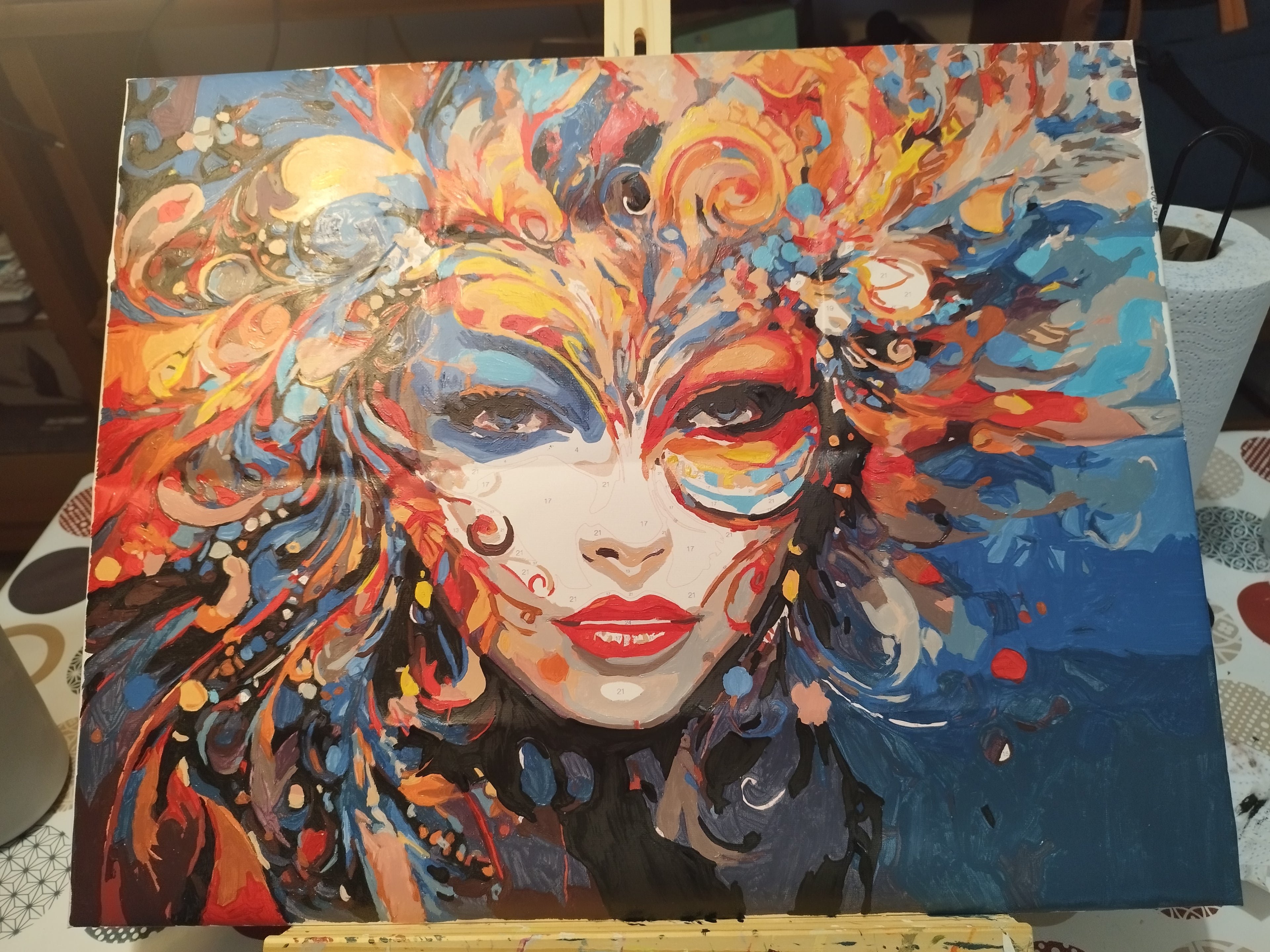 Máscara de carnaval veneciana